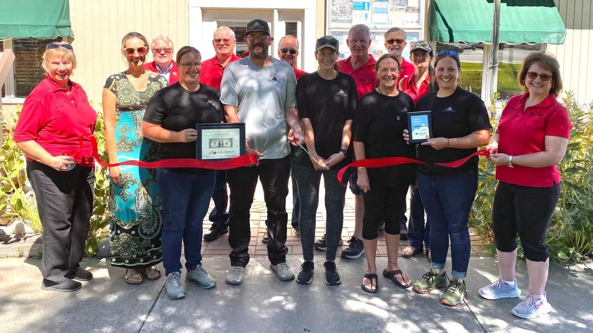 Conscious Creation Cleaning & Construction celebrates a ribbon cutting with the Salida Chamber of Commerce